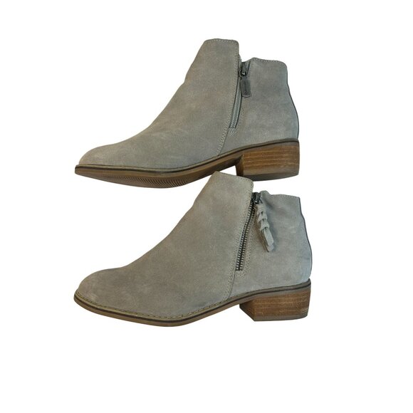 Blondo Villa Waterproof Chelsea Boots Size 8.5 Grey Suede Ankle Casual Winter - Picture 5 of 13